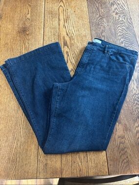 sofia by sofia vergara Dark Blue Melisa Flare Jeans